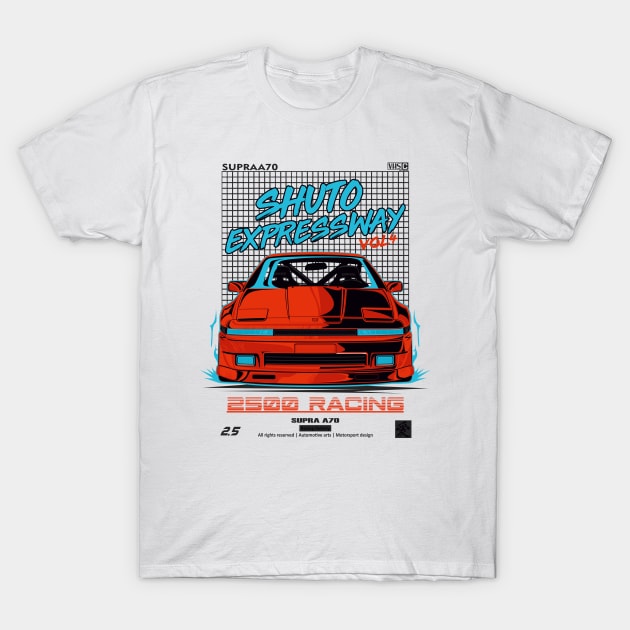 Toyota Supra a70 mk3 T-Shirt by racingfactory